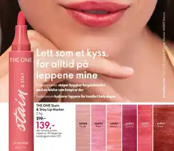 Oriflame THE ONE Stain & Stay Lip Marker tilbud