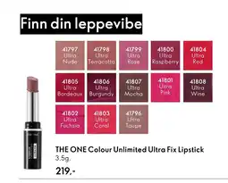 Oriflame THE ONE Colour Unlimited Ultra Fix Lipstick tilbud