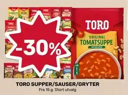 Matkroken TORO SUPPER/SAUSER/GRYTER tilbud