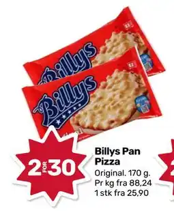 Matkroken Billys Pan Pizza, NOK 30 tilbud