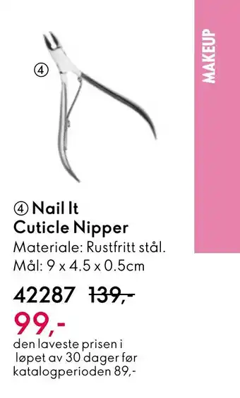 Oriflame Nail It Cuticle Nipper tilbud