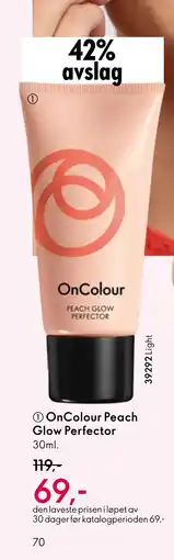 Oriflame OnColour Peach Glow Perfector tilbud