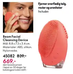Oriflame Beam Facial Cleansing Device tilbud