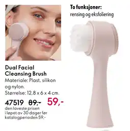 Oriflame Dual Facial Cleansing Brush tilbud