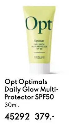 Oriflame Opt Optimals Daily Glow Multi- Protector SPF50 tilbud