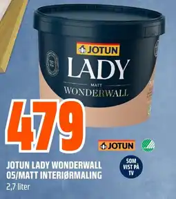 Coop Obs JOTUN LADY WONDERWALL 05/MATT INTERIØRMALING tilbud