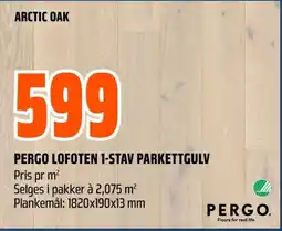 Coop Obs PERGO LOFOTEN 1-STAV PARKETTGULV tilbud