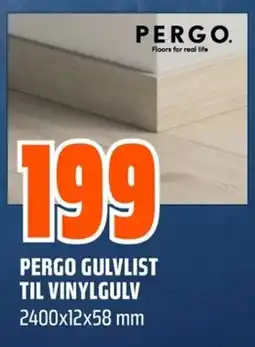 Coop Obs PERGO GULVLIST TIL VINYLGULV tilbud
