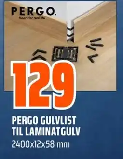 Coop Obs PERGO GULVLIST TIL LAMINATGULV tilbud