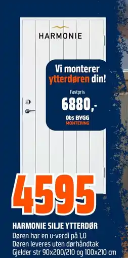 Coop Obs HARMONIE SILJE YTTERDØR tilbud