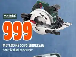 Coop Obs METABO KS 55 FS SIRKELSAG Kan tilkobles støvsuger tilbud