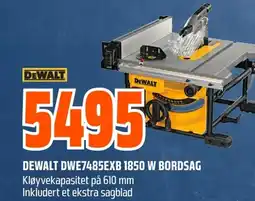 Coop Obs DEWALT DWE7485EXB 1850 W BORDSAG tilbud
