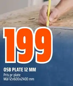 Coop Obs OSB PLATE 12 MM tilbud