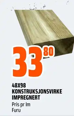 Coop Obs Konstruksjonsvirke impregnert tilbud