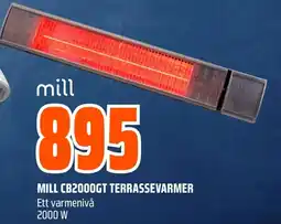 Coop Obs MILL CB2000GT TERRASSEVARMER tilbud