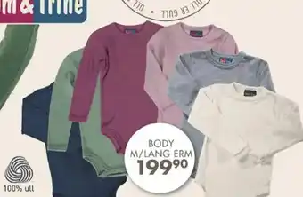 Sparkjøp Body m/lang erm tilbud