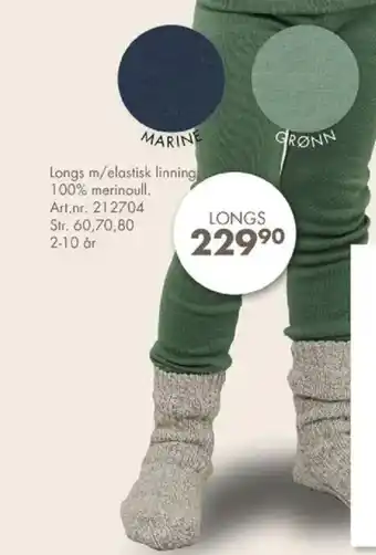 Sparkjøp Longs tilbud