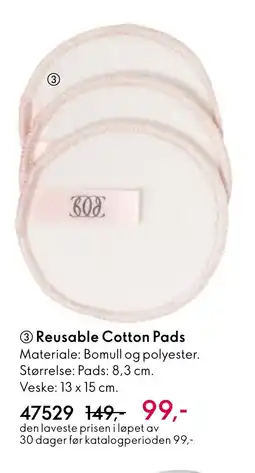 Oriflame Reusable cotton pads tilbud