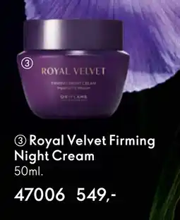 Oriflame ROYAL VELVET Firming night cream tilbud