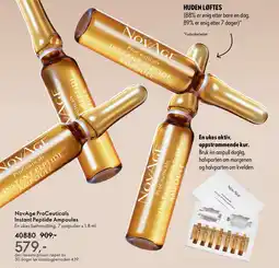 Oriflame NOVAGE Proceuticals instant peptide ampoules tilbud