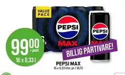 Kiwi PEPSI MAX, NOK 99 tilbud