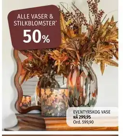 Nille ALLE VASER & STILKBLOMSTER tilbud