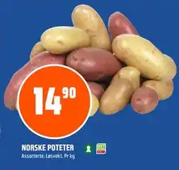 Coop Obs NORSKE POTETER, NOK 14.9 tilbud