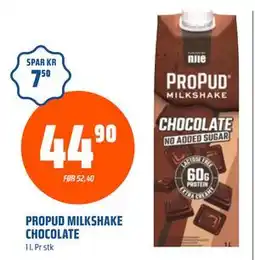 Coop Obs PROPUD MILKSHAKE CHOCOLATE, NOK 44.9 tilbud