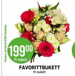 Kiwi FAVORITTBUKETT, NOK 199 tilbud