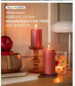 Nille KUBBELYS, 12/15cm, Medlemspris tilbud