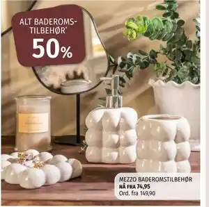 Nille MEZZO BADEROMSTILBEHØR tilbud