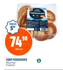 Coop Obs COOP FISKEKAKER, NOK 74.9 tilbud