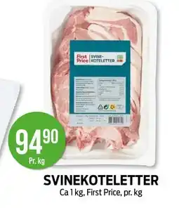 Kiwi SVINEKOTELETTER, NOK 94.9 tilbud