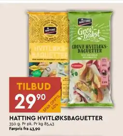 Coop Mega HATTING HVITLØKSBAGUETTER, NOK 29.9 tilbud