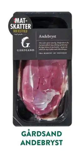 Jacobs GÅRDSAND ANDEBRYST tilbud