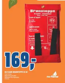 Coop Obs NO-FLAME BRANNTEPPE 1X1 M, NOK 169 tilbud