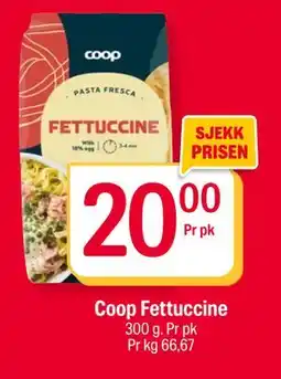 Coop Extra Coop Fettuccine, NOK 20 tilbud