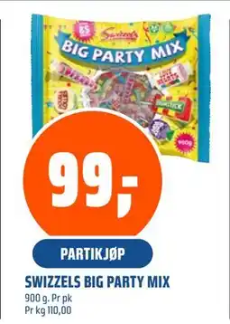 Coop Obs SWIZZELS BIG PARTY MIX, NOK 99 tilbud