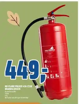 Coop Obs NO-FLAME PULVER 43A-233B BRANNSLUKKER, NOK 449 tilbud