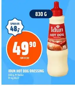 Coop Obs IDUN HOT DOG DRESSING, NOK 49.9 tilbud