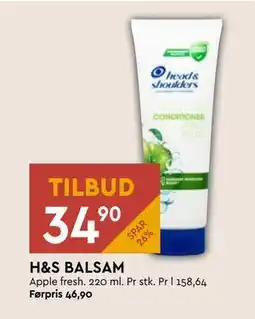 Coop Mega H&S BALSAM, NOK 34.9 tilbud