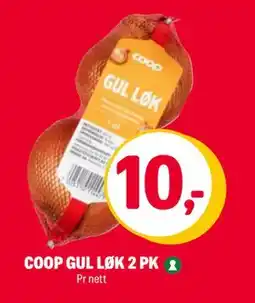 Coop Extra COOP GUL LØK 2 PK, NOK 10 tilbud