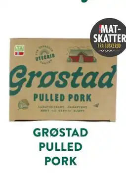Jacobs GRØSTAD PULLED PORK tilbud