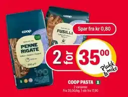 Coop Extra COOP PASTA, NOK 35 tilbud