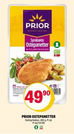 Coop Extra PRIOR OSTEPANETTER, NOK 49.9 tilbud