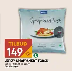 Coop Mega LERØY SPRØPANERT TORSK, NOK 149 tilbud