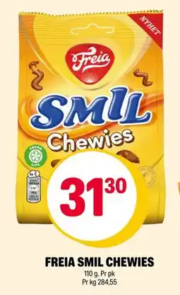 Coop Extra FREIA SMIL CHEWIES, NOK 31.3 tilbud