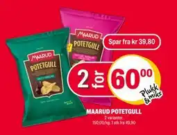 Coop Extra MAARUD POTETGULL, NOK 60 tilbud