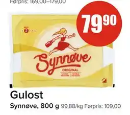 Spar Gulost, NOK 79.9 tilbud