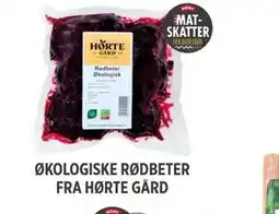 Meny ØKOLOGISKE RØDBETER FRA HØRTE GÅRD tilbud
